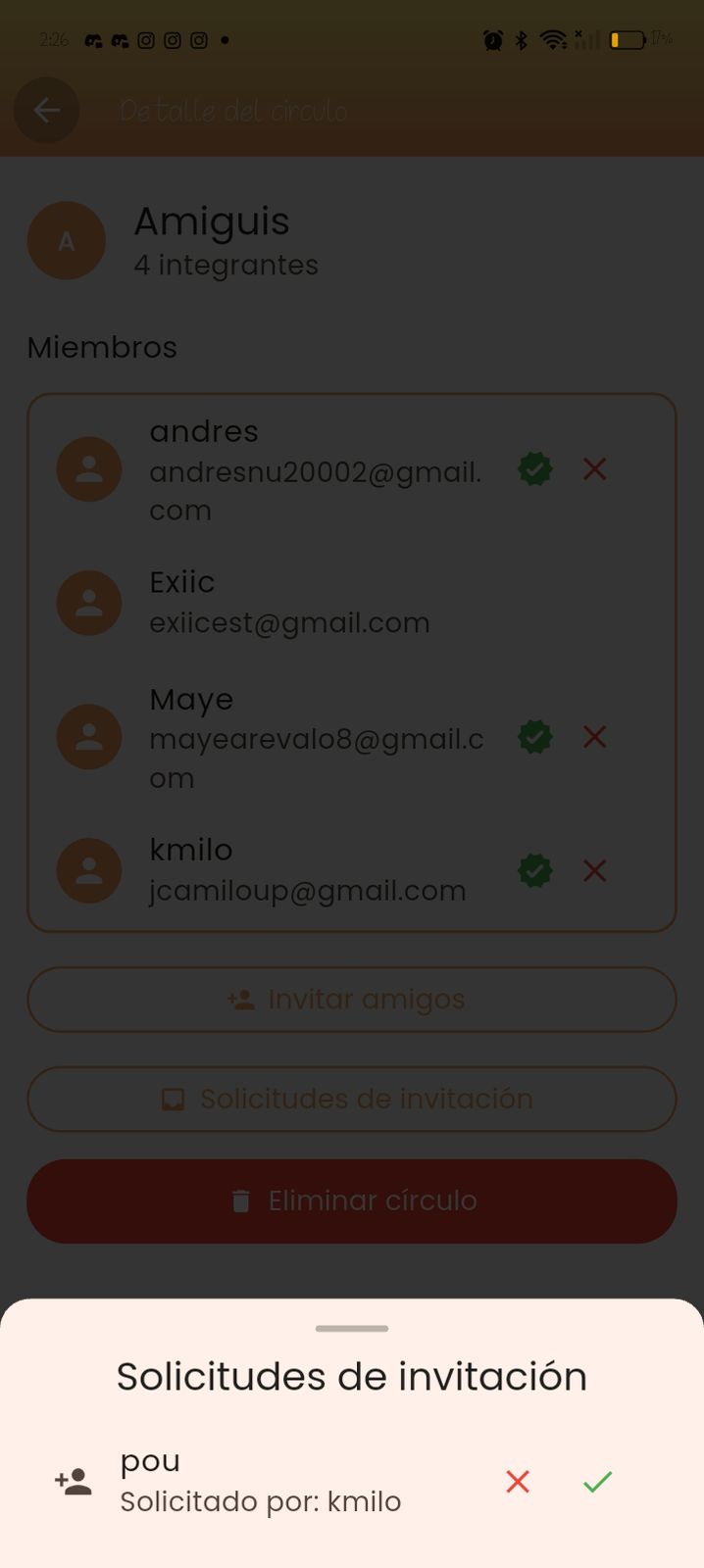Pantalla de recursos y enlaces útiles
