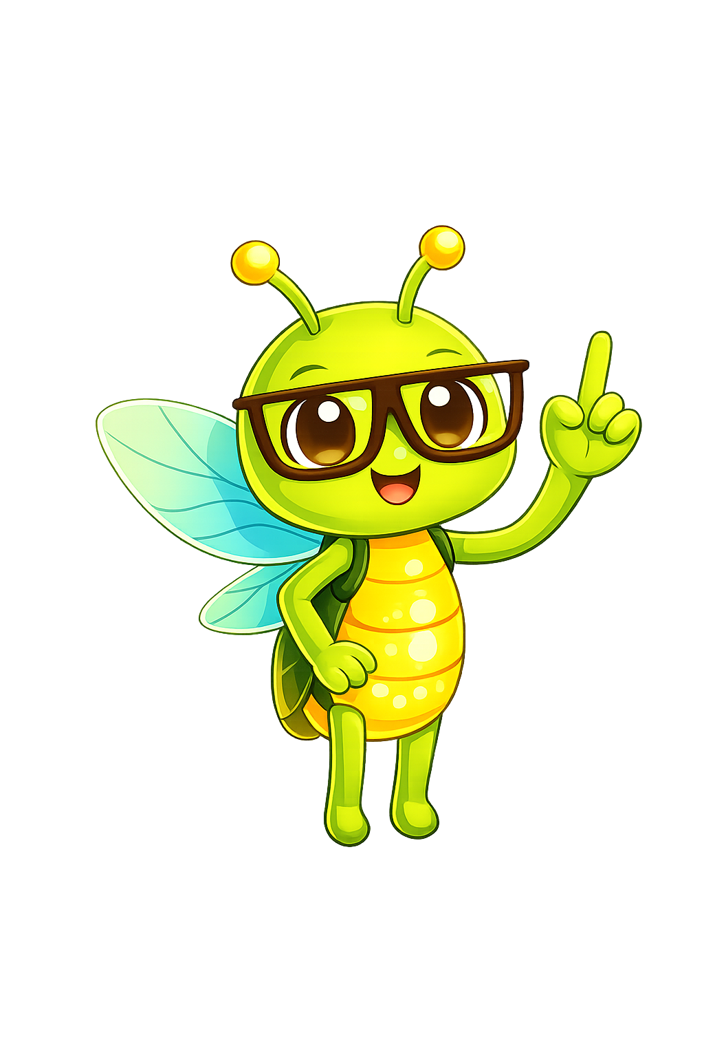 Lucy acompañando la sección de preguntas frecuentes